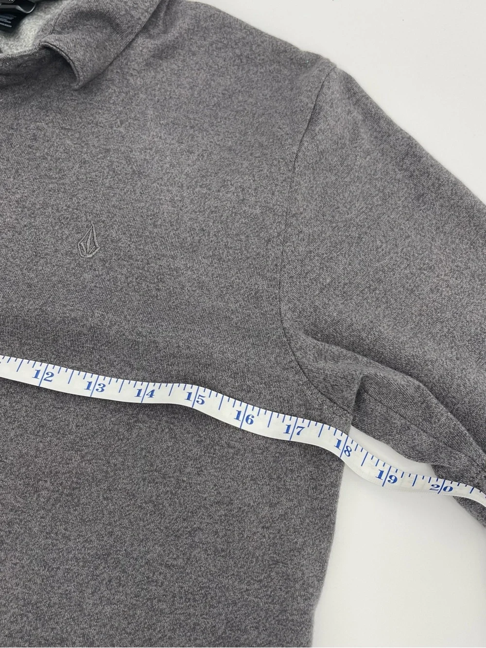 Volcom Gray Polo Shirt School Uniform Active Athleisure Minimalist Skate Classic